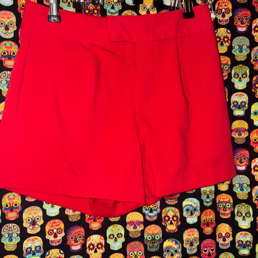 a new day High Waist Red Women's Shorts